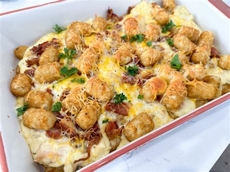 Chicken Bacon Ranch Tater Tot Casserole Julia Pacheco