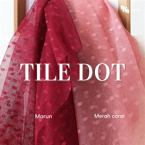 Jual Bahan Kain Tulle Tille Tile Dot Per Meter Green Tea Kota