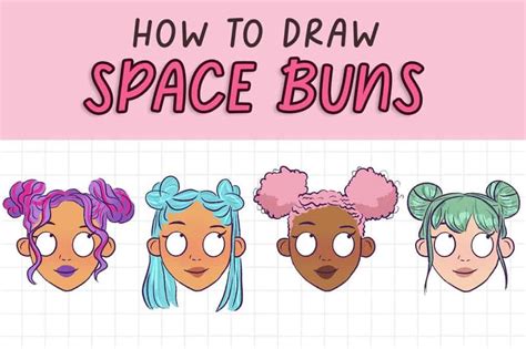 How To Draw Space Buns Draw Cartoon Style