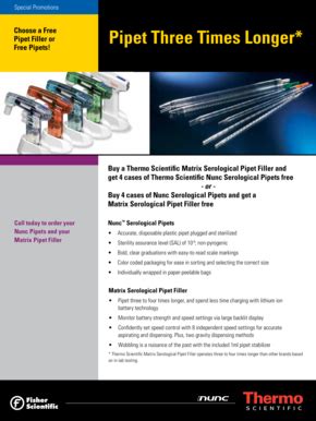 Fillable Online Special Promotions Choose A Free Pipet Filler Or Free