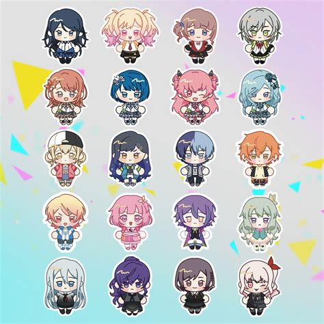 Project Sekai Stickers Vocaloid Hatsune Miku Handmade Stickers Worldwide Shipping Etsy