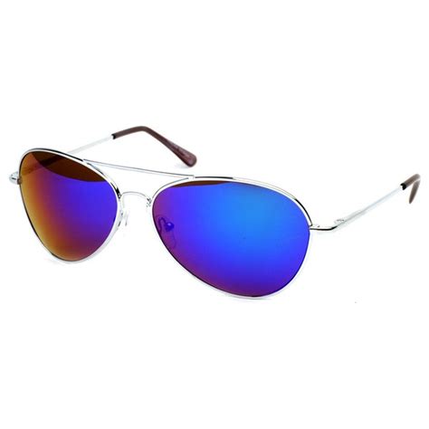 Retro Revo Color Mirrored Lens Metal Aviator Sunglasses 1485 Metal