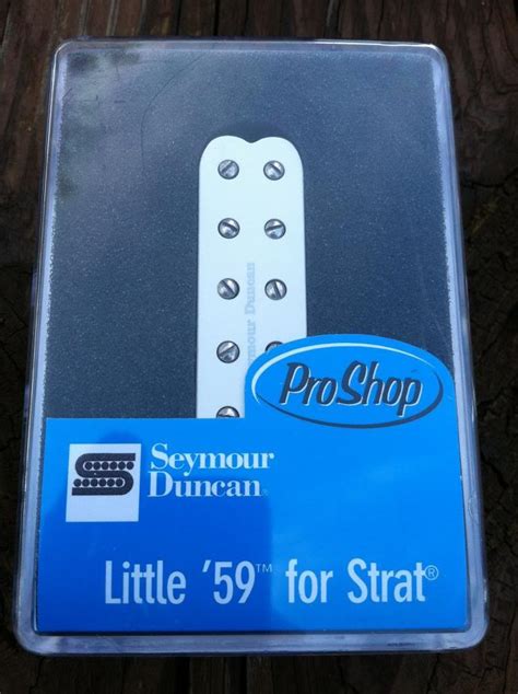 Seymour Duncan Sl59 1 Little 59 Strat Paf Humbucker Bridge Pickup White New