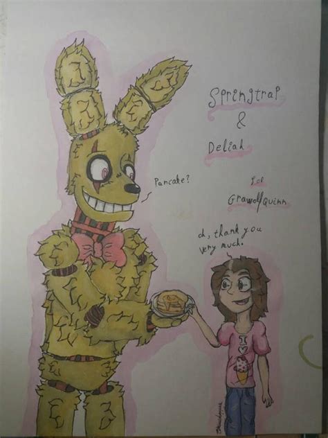 Springtrap Deliah Grawolfquinn By Emelinesama On Deviantart