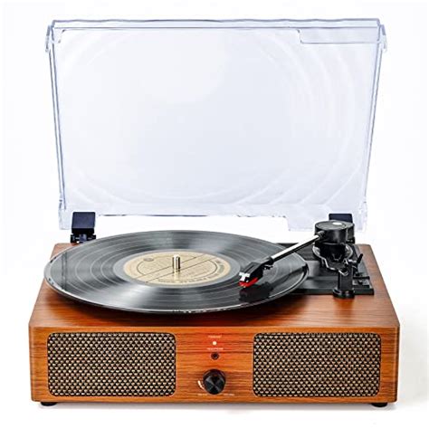 Record Player Bluetooth Turntable for Vinyl with Speakers & USB Player ...