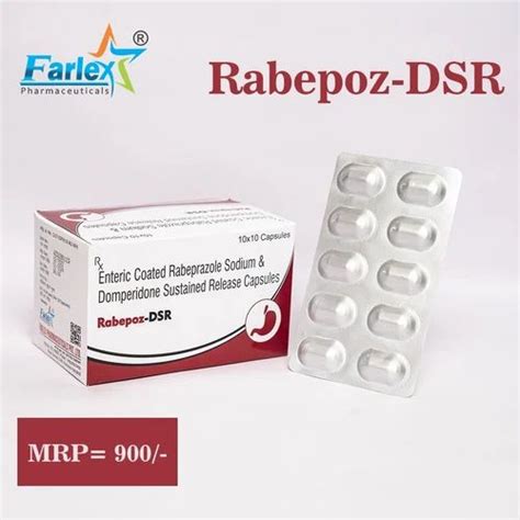 Rabepoz Dsr Rabeprazole Sodium And Domperidone Capsule X