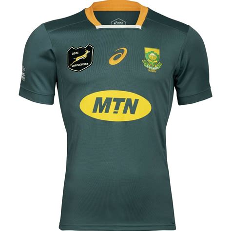 South Africa Rugby Men's Lions Series 2021 Home Jersey Springboks Free Shipping