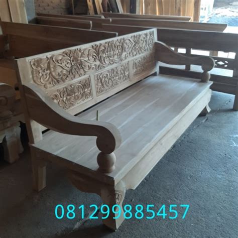 Jual Kursi Teras Jati Bangku Jawa Sofa Ukir Bale Bale Daybed Risban