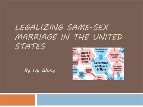 PPT Legalizing Same Sex Marriage In The United States PowerPoint