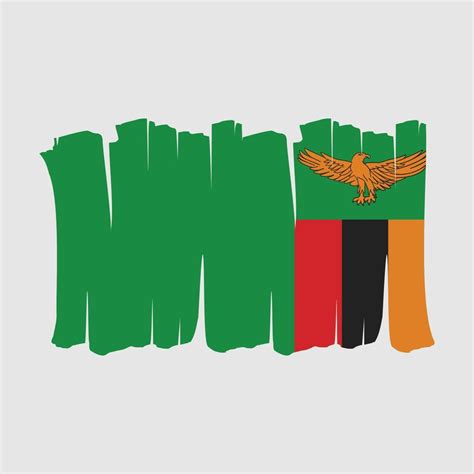 Zambia Flag Brush 19466633 Vector Art at Vecteezy