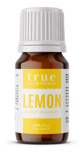 True Essentials Aceite Esencial Puro De Limon Lemon 15ml MercadoLibre