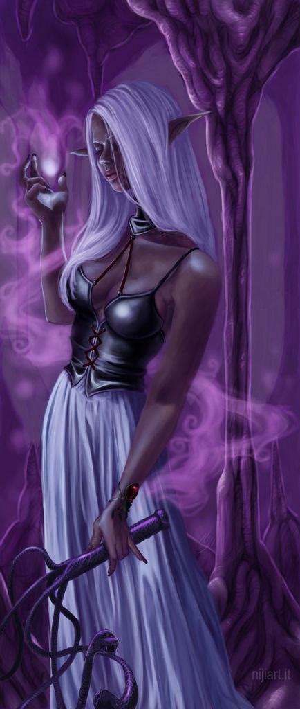 Drow Priestess For Kanuka By Fantasy Fellowship On Deviantart