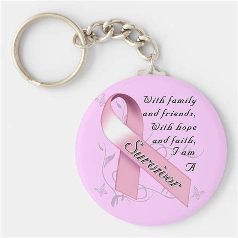 Breast Cancer Survivor Keychain