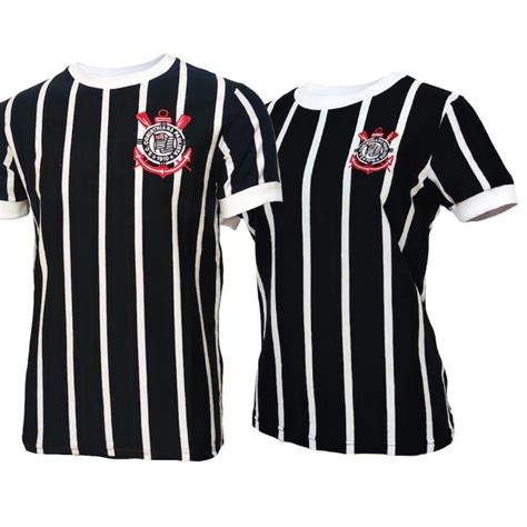 Kit De Camisetas Do Corinthians Retro SPR Democracia 2 Unidades