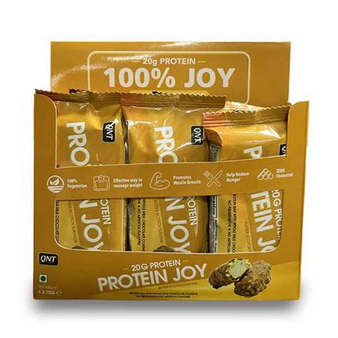 Qnt Protein Joy High Protein Chocolate Bar Low Calorie Protein Snack