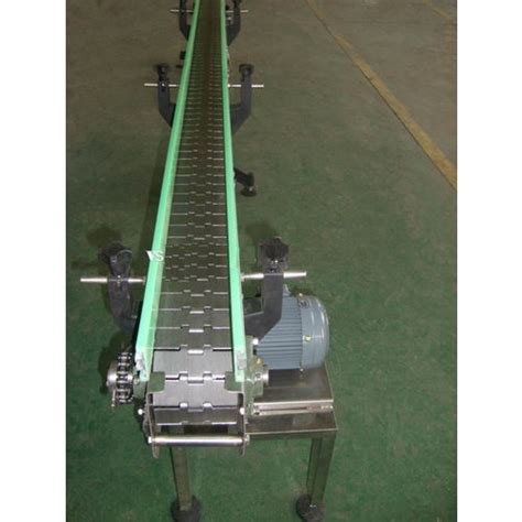 Flexible Conveyors Electric Stainless Steel Motorized Chain Conveyor