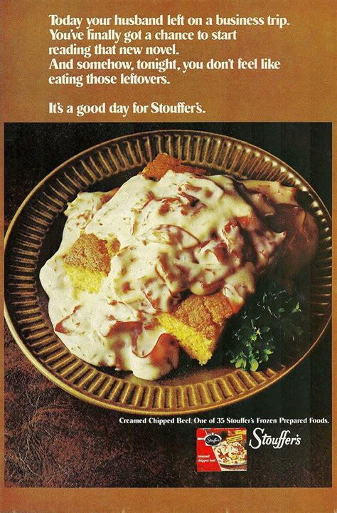 Stouffer’s Creamed Chipped Beef 1978 R Vintageads