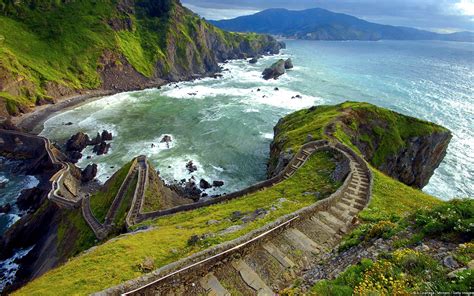 Fondos de pantalla montañas mar costa acantilado río Rocas