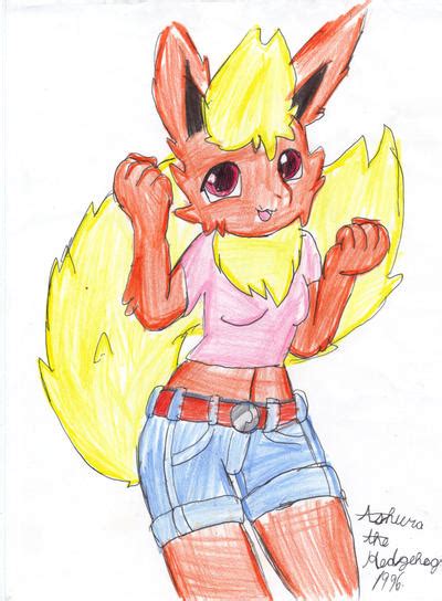 Flareon Girl By Ashurathehedgehog199 On Deviantart