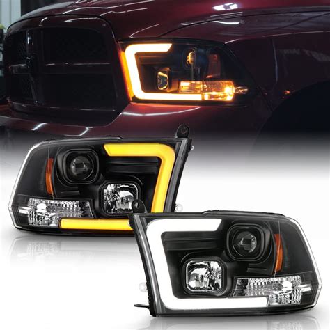 Buy Acanii For Dodge Ram Black Led Drl