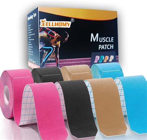 Amazon Jabtraxx 6 Rolls Of Kinesiology Tape 5 M X 5 Cm Tape