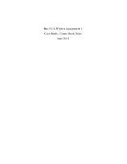 Bus 5111 Written Assignment 1 Submission Pdf Bus 5111 Written