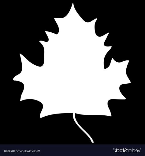 Maple Leaf Silhouette Vector at Vectorified.com | Collection of Maple ...