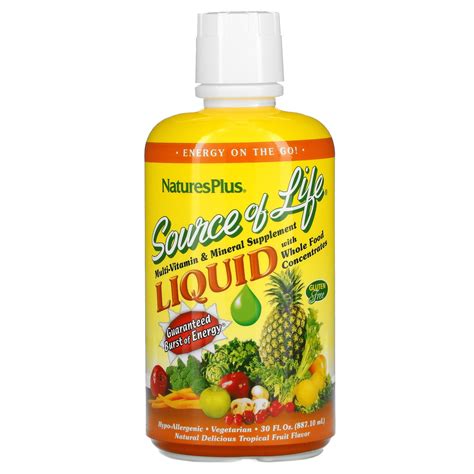 Nature S Plus Source Of Life Liquid Multi Vitamin Mineral Supplement