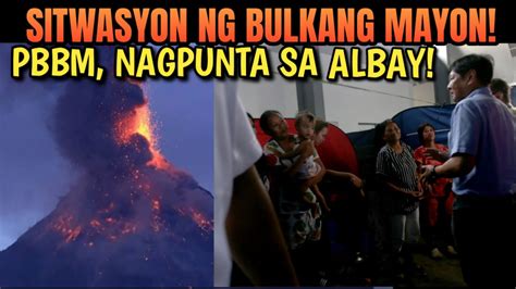 Pbbm Bumisita At Namahagi Ng Tulong Sa Evacuation Center Albay