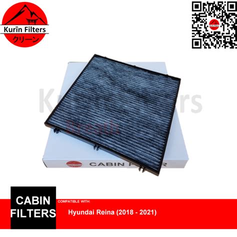 Genuine KURIN Charcoal AC Cabin Filter For Hyundai Reina 2018 2021