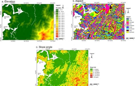 Topographical Parameter Maps Used For The Landslide Susceptibility