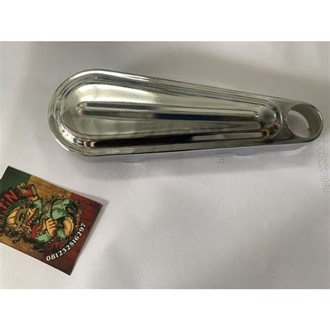 Jual Tutup Fork Cover Hub Vespa Super Chrome Garis Shopee Indonesia