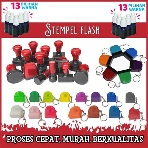 Jual Stempel Nama Dokter Perawat Bidan Logo Lunas Flash Tinta Cap Toko