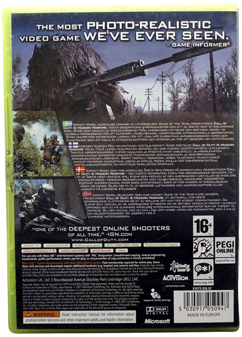 Call of Duty 4 : Modern Warfare (Xbox 360) – RetroSpil.net