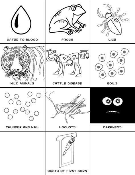 Plagues Of Egypt Free Printables