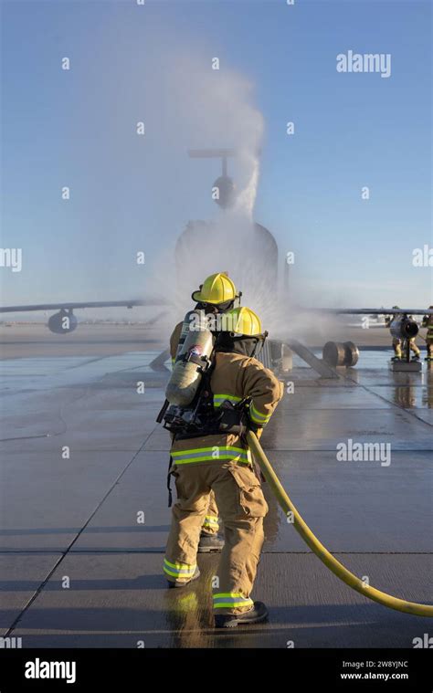 Us Marines With Aircraft Rescue And Fire Fighting Arff Headquarters And Headquarters