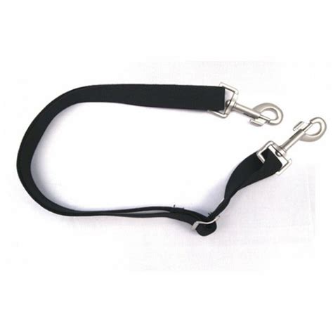 Equi Essentials™ Leg Strap With Bolt Snap At Both Ends Black