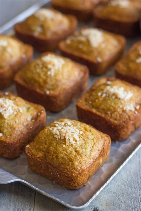 Whole Wheat Toasted Coconut Banana Bread Muffins Yogurt Banana Bread