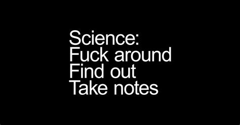 Science Fuck Around Find Out Sticker TeePublic
