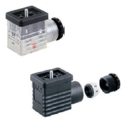 Htp Din Mm Form B Connector With M Molded Cable With Dual Ground