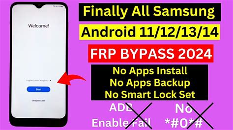 All Samsung FRP Bypass 2024 ADB Enable Fail New Unlock FRP Trick