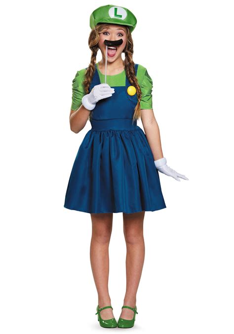 Tween Luigi Skirt Costume