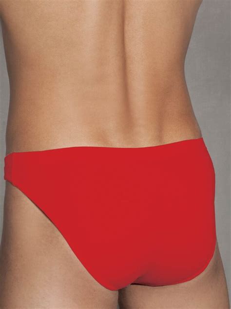 Doreanse Silky Aire Micro Briefs Slips Bikini Mens Designer Underwear 1395 Red Online