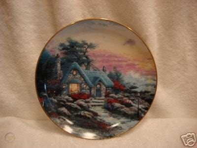 Thomas Kinkade Collector S Plates Enchanted Cottages