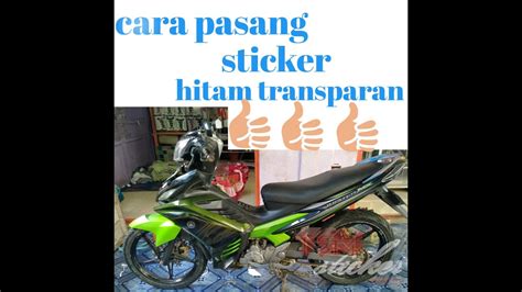 Cara Copot Stiker Motor