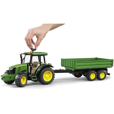 K P Bruder John Deere Traktor Med Sl Pk Rra Leksak