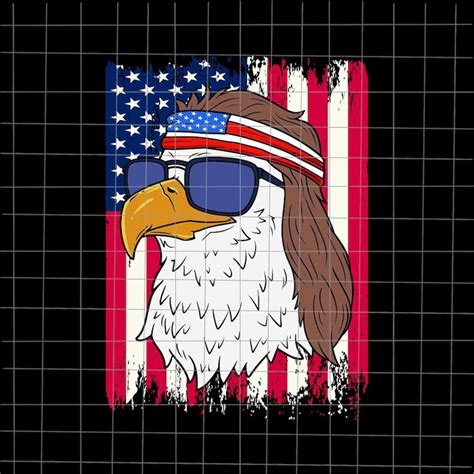 Th Of July Svg American Bald Eagle Mullet Svg America Eag Inspire