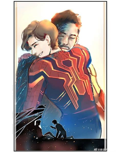 Spiderman Far From Home Father And Son Friendship Ironman Tony Stark Hd Phone Wallpaper