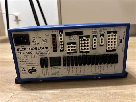 Schaudt Elektroblock Ebl 100 Kaufen Auf Ricardo