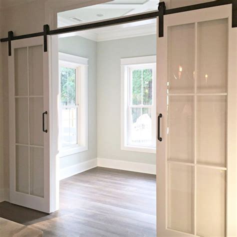 20 Sliding French Barn Doors The Urban Decor